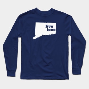 Connecticut - Live Love Connecticut Long Sleeve T-Shirt